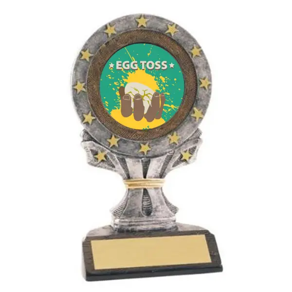Egg Toss All Star Trophy