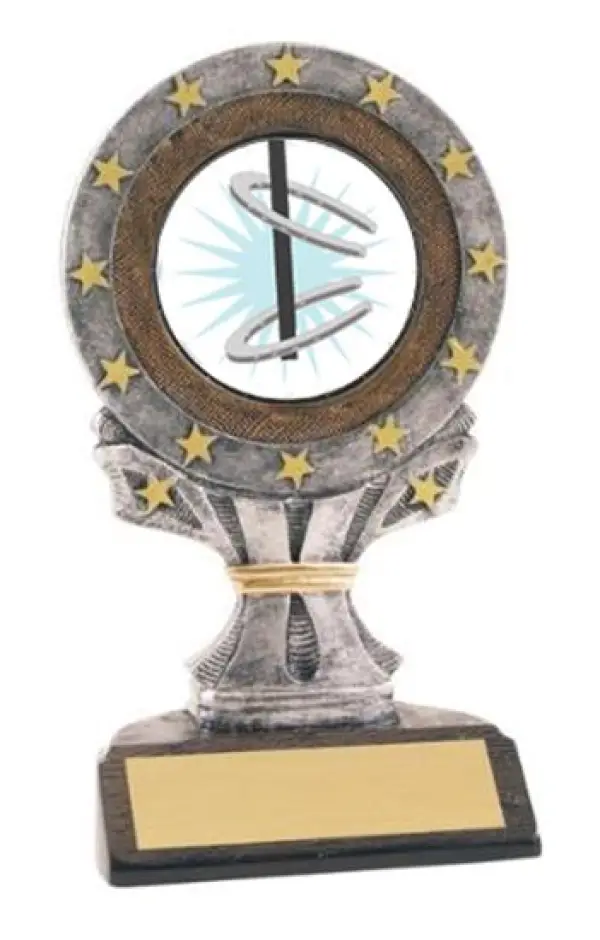 All Star Resin Horseshoe Trophy