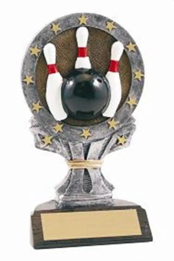Bowling 6 1/4 Tall Resin Trophy