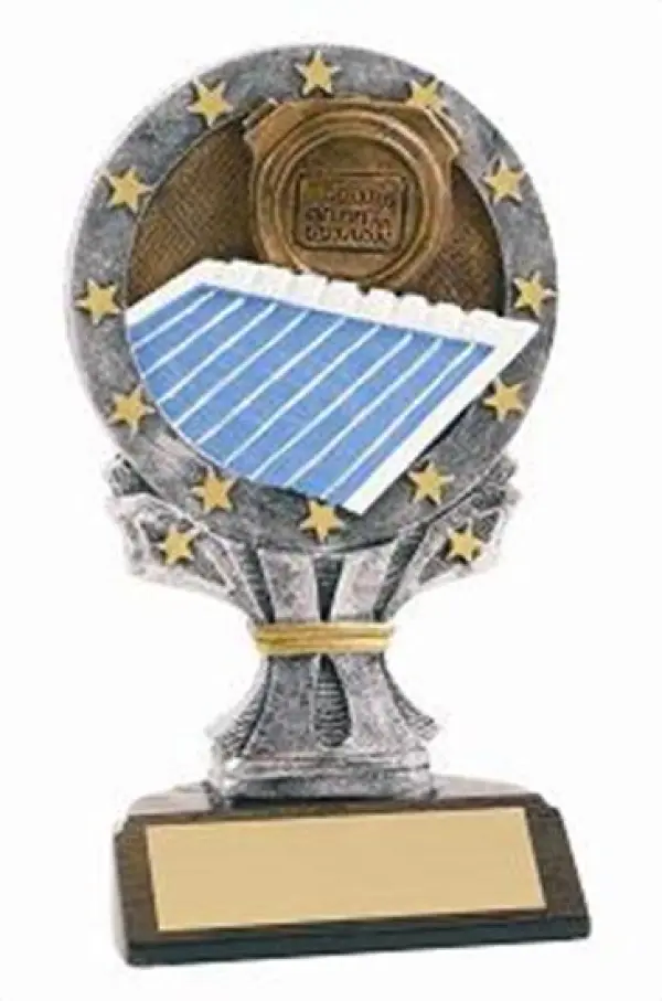 Swimming 6 1/4 Tall Resin Trophy