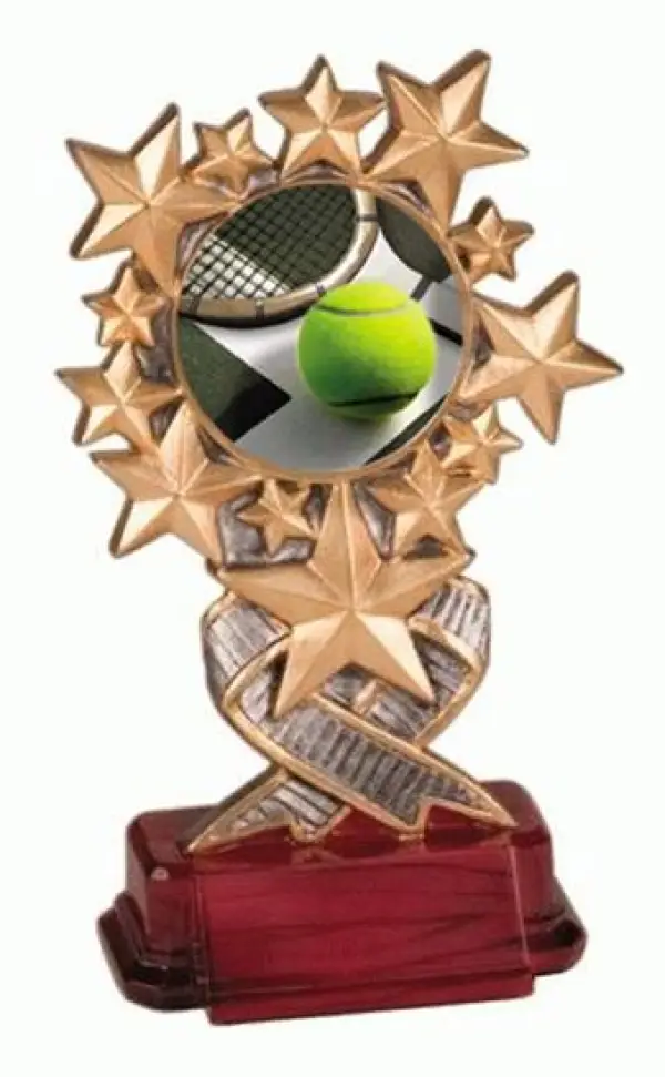 Tennis Starburst Trophy