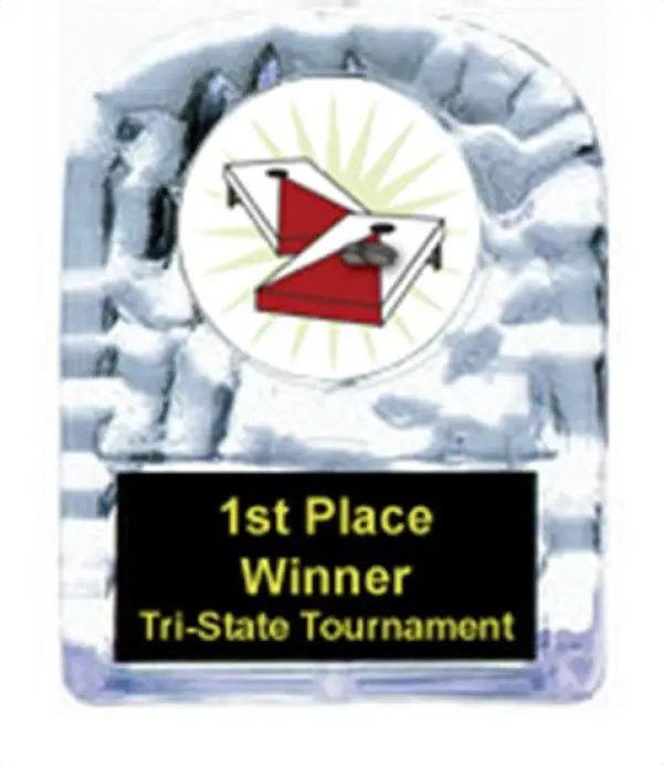 Cracked Ice Corn Hole Award