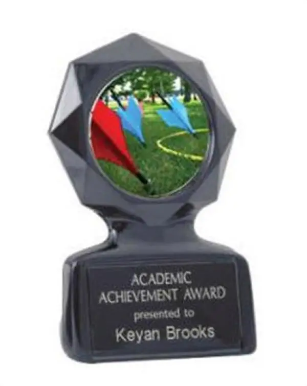 Black Star Lawn Dart Trophy