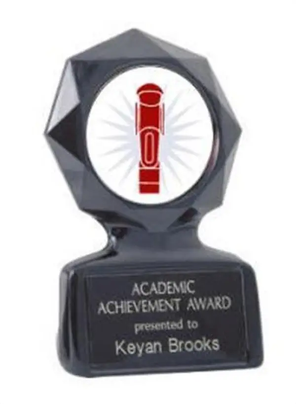 Black Star Foosball Trophy