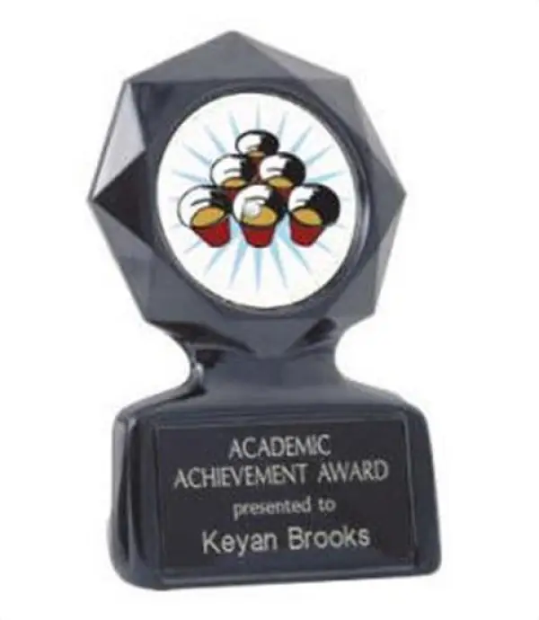 Black Star Beer Pong Trophy
