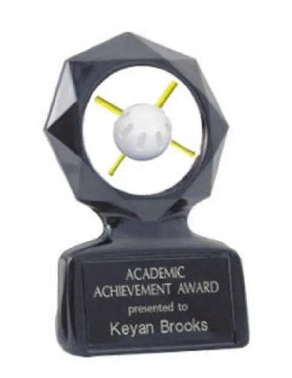 Wiffle Ball Black Star Trophy