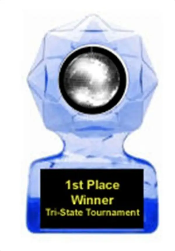 Disco ball Blue Star Award