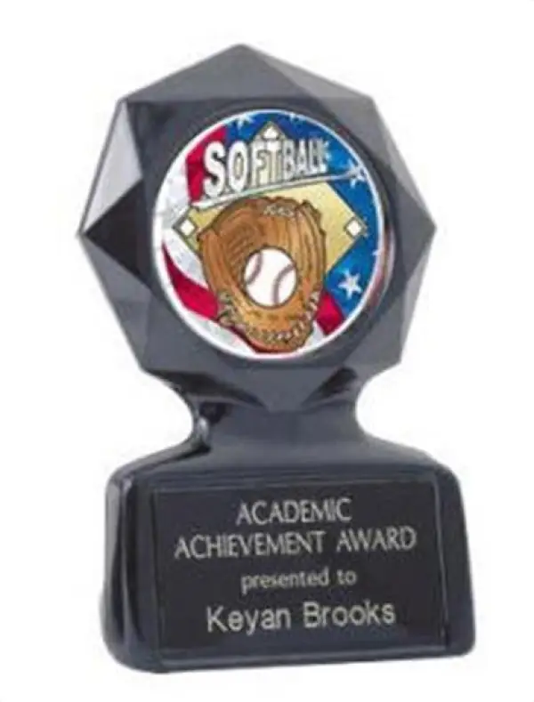 Softball Black Star Trophy