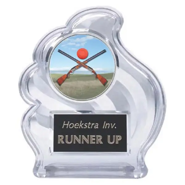 Sculpted Wave Sporting Clays Trophy
