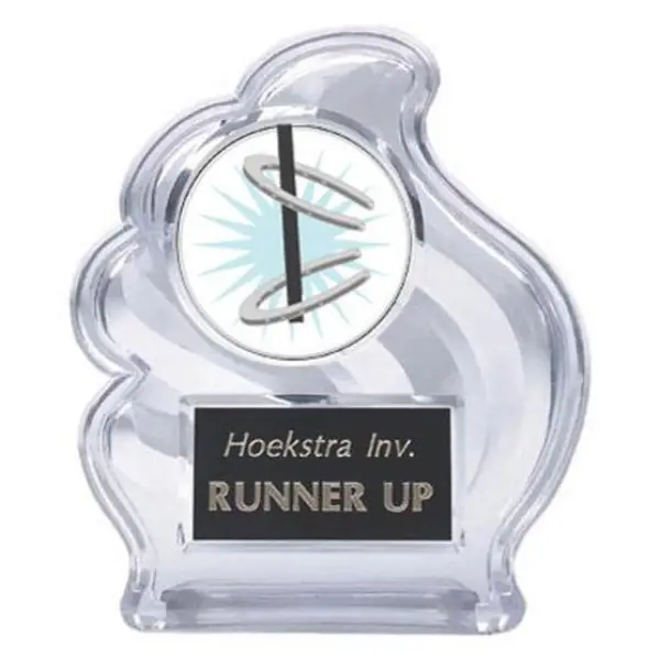 Sculpted Wave Horseshoe Trophy
