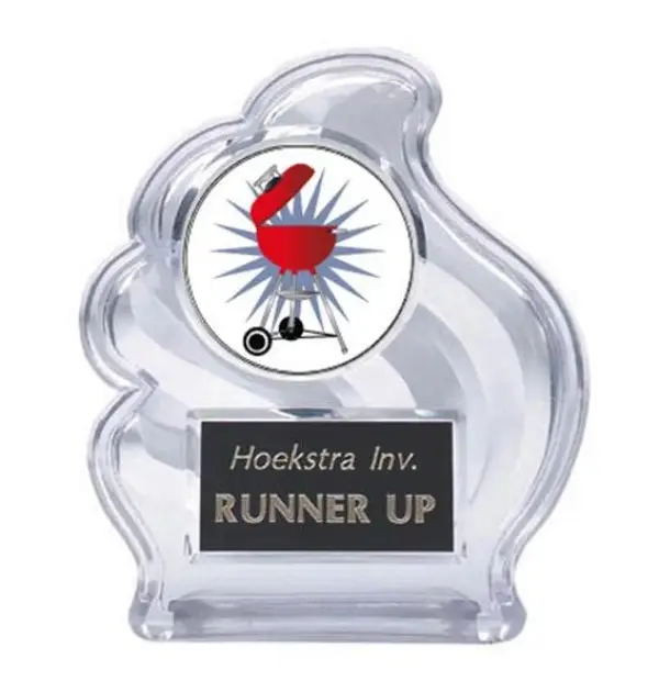 Sculpted Wave Barbecue Cook Off Trophy