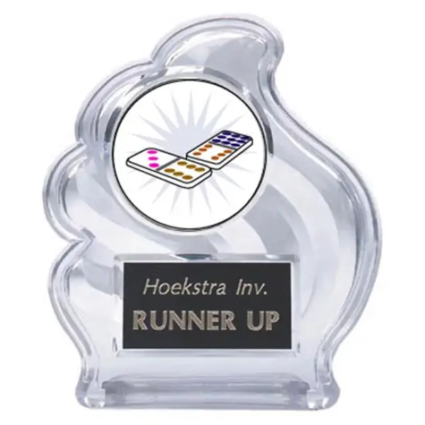 Domino Sculpted Wave Trophy