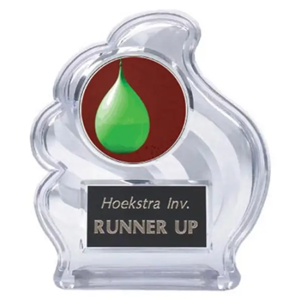 Water Balloon Toss Sculpted Wave Trophy