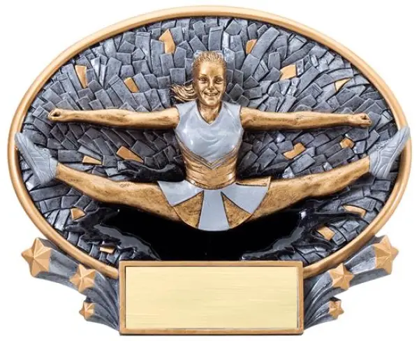 Cheerleading Explosion Oval Trophy