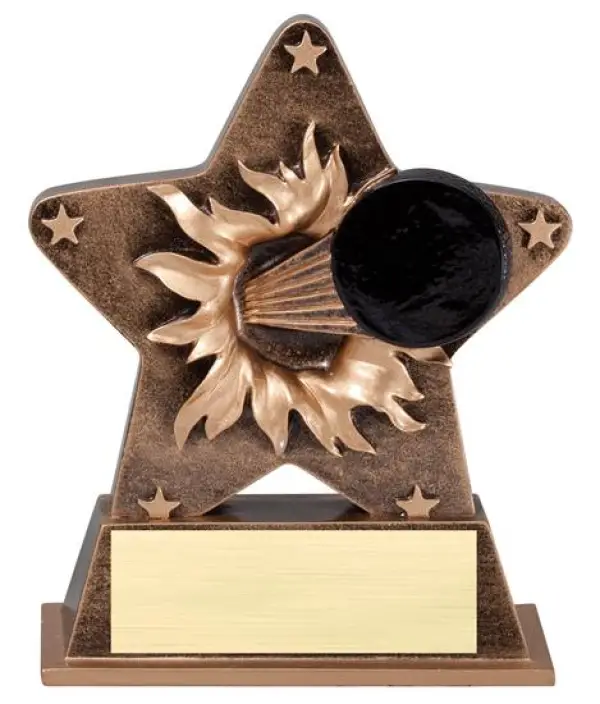 Hockey Starburst Stand Resin