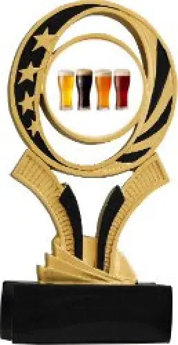 Beer Tasting Midnite Star Resin Trophy