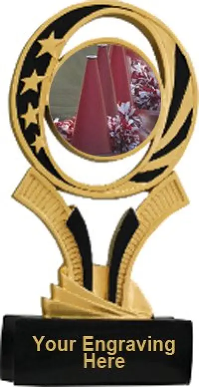 Cheerleading Midnite Star Resin Trophy
