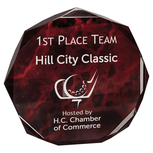 Acrylic Octagon Award