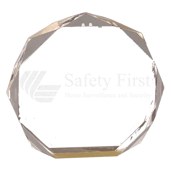 Self Standing Acrylic Octagon Award
