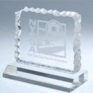 Acrylic Cracked Ice Award