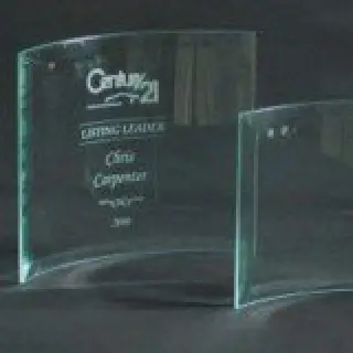 Beveled Glass Crescent