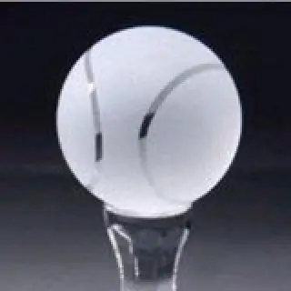 Crystal Tennis Frosted Award