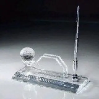 Crystal Golf Ball Pen Set