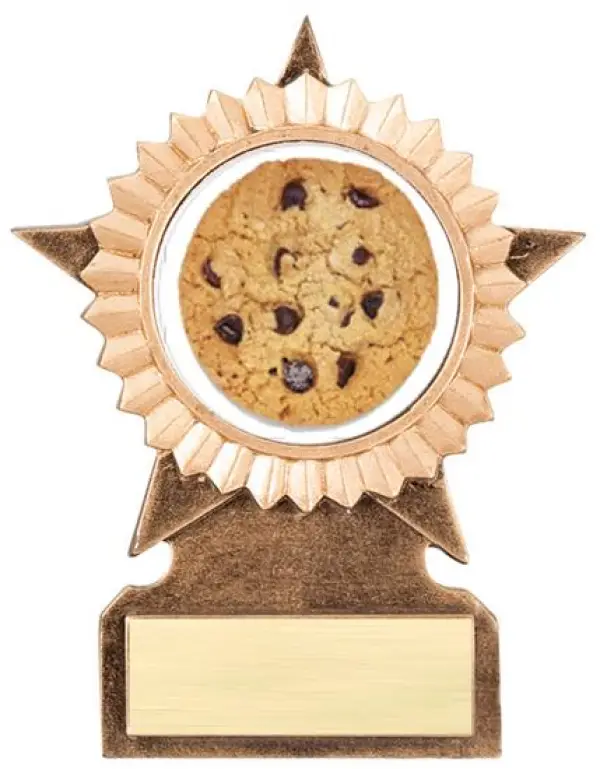 Cookie Bake Off Star Stand Trophy