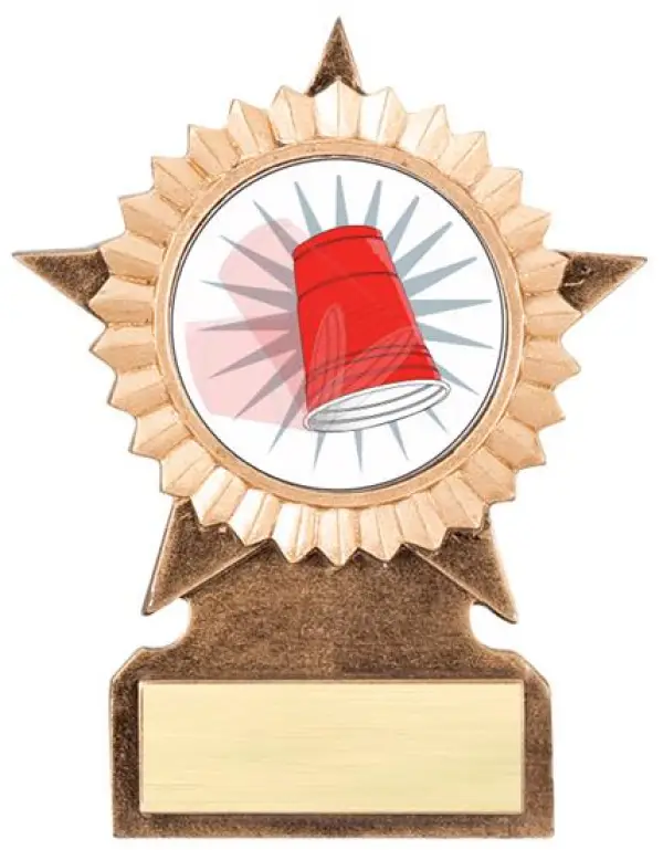 Flip Cup Star Stand Trophy