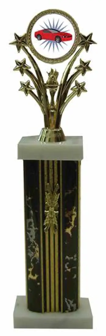 Large Star Column Car Trophies