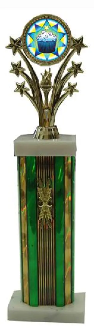 Star Column Cupcake Trophies