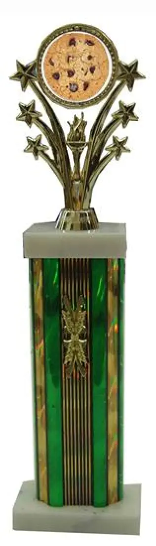Cookie Bake Off Star Column Trophy