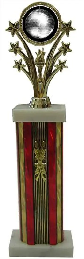 Large Star Column Disco Trophies