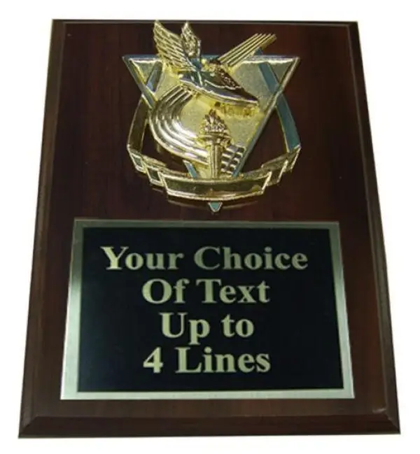 Track Plaque