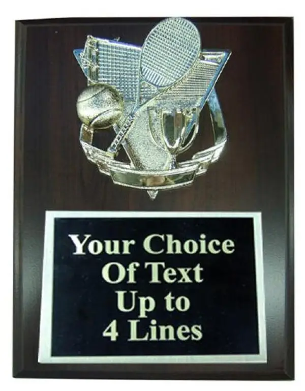 Tennis Plaque