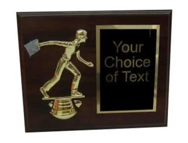 Plaque with Male Cornhole Figure