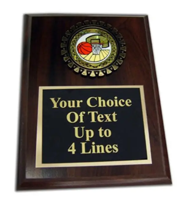 Basketball Plaque