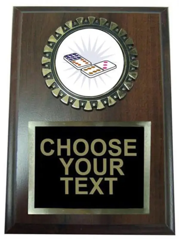Dominoes Plaque