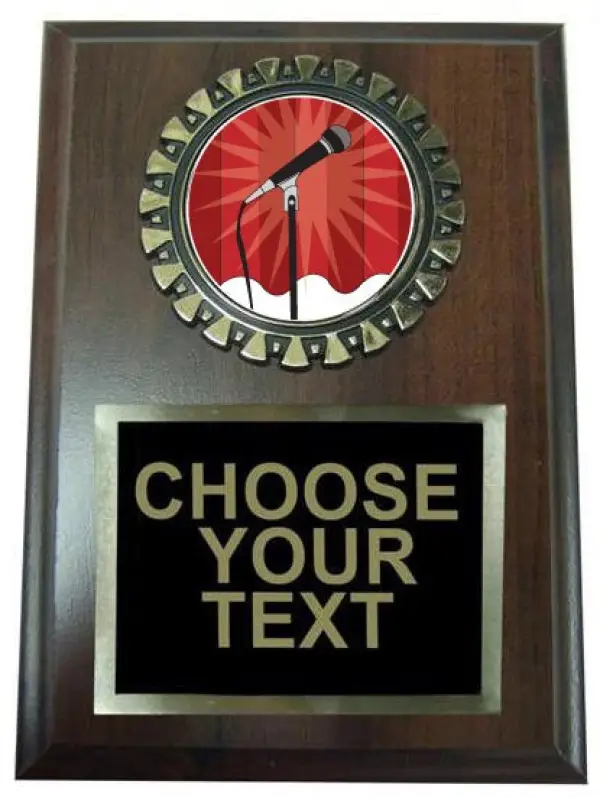 Karaoke Plaque