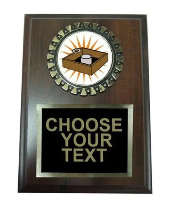 Washer Toss Plaque