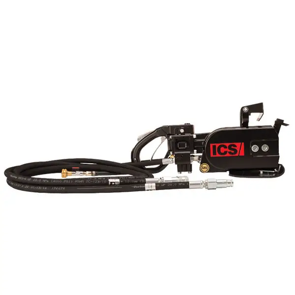 ICS 890F4 Hydraulic Flush Cut Powerhead 8gpm, 8 ft/2.5m Hose Whips