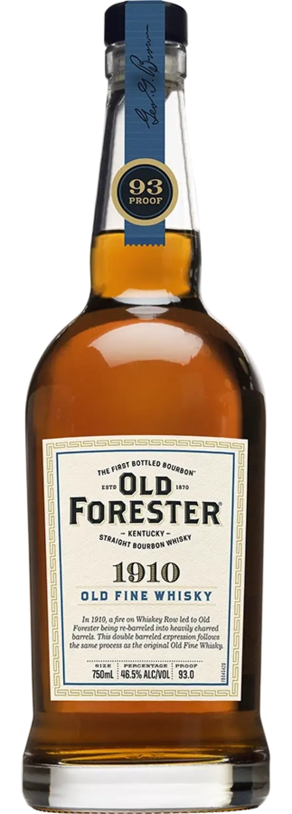 Old Forester 1910 Old Fine Whisky Kentucky Straight Bourbon Whisky 750ml