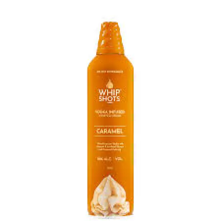 Whipshots Caramel Vodka Infused Whipped Cream 200ml
