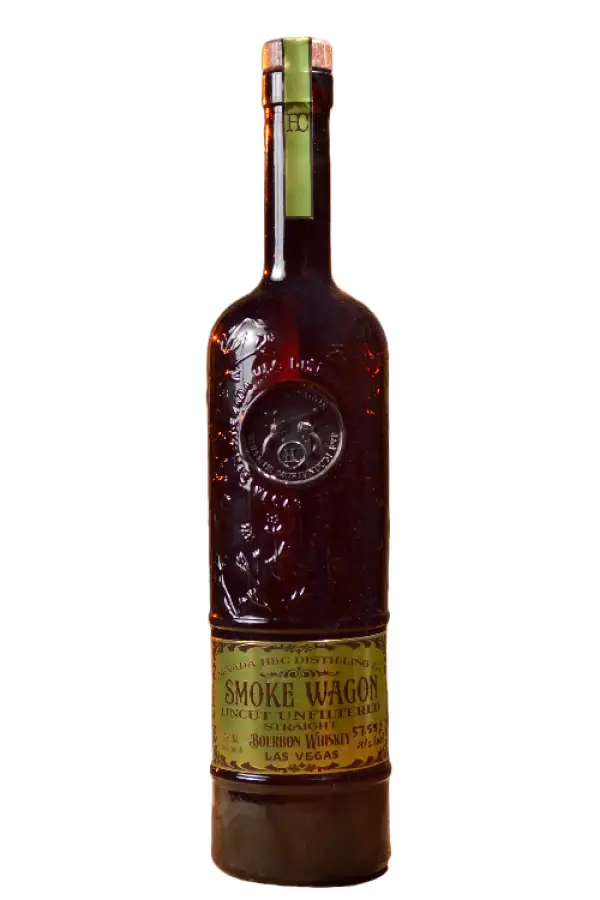 Smoke Wagon Uncut Unfiltered Straight Bourbon Whiskey 750ml