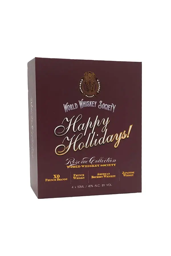 World Whiskey Society Xmas Reserve Collection 4 Pk