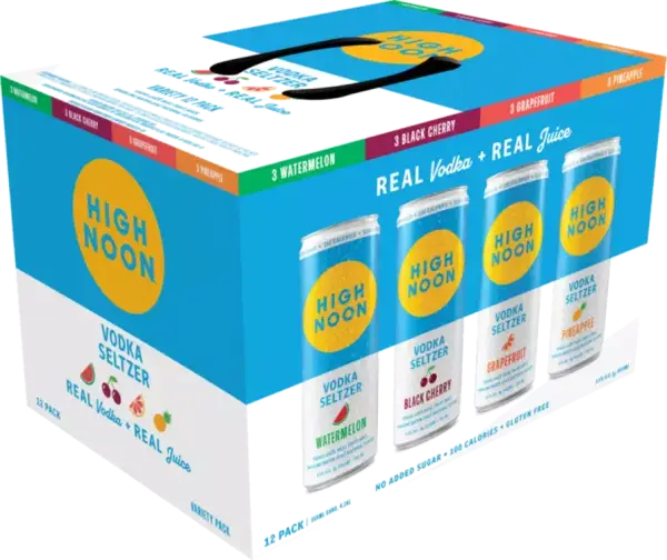 High Noon Vodka Seltzer Variety Pack 12 x 355ml