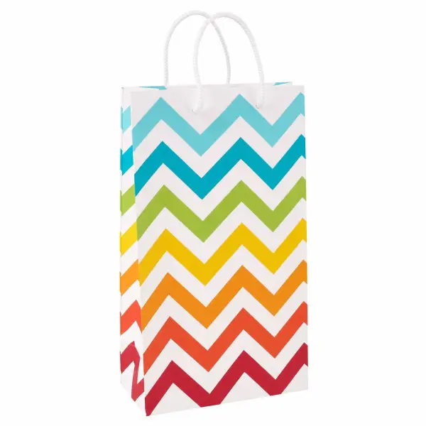 ASST CHEVRON GIFT BAG