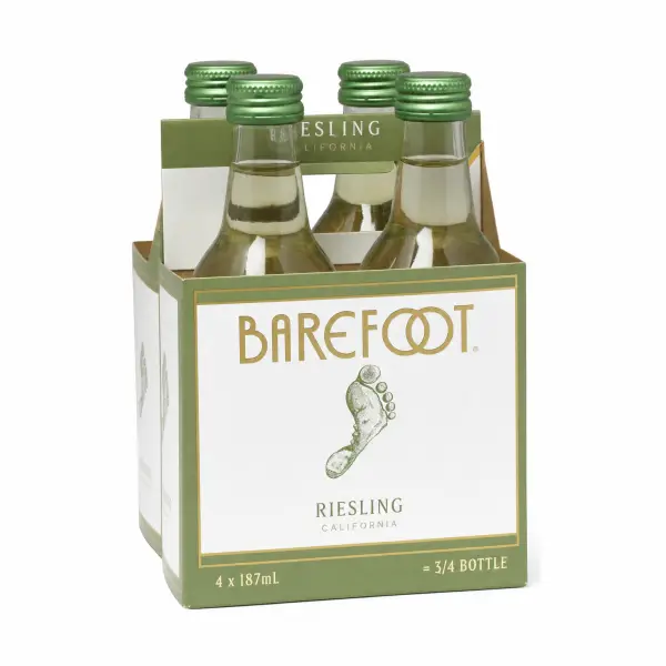 Barefoot Riesling 187ml 4pk