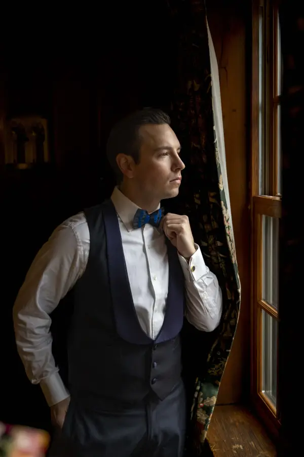 Tuxedo Vest | Satin Shawl Lapel