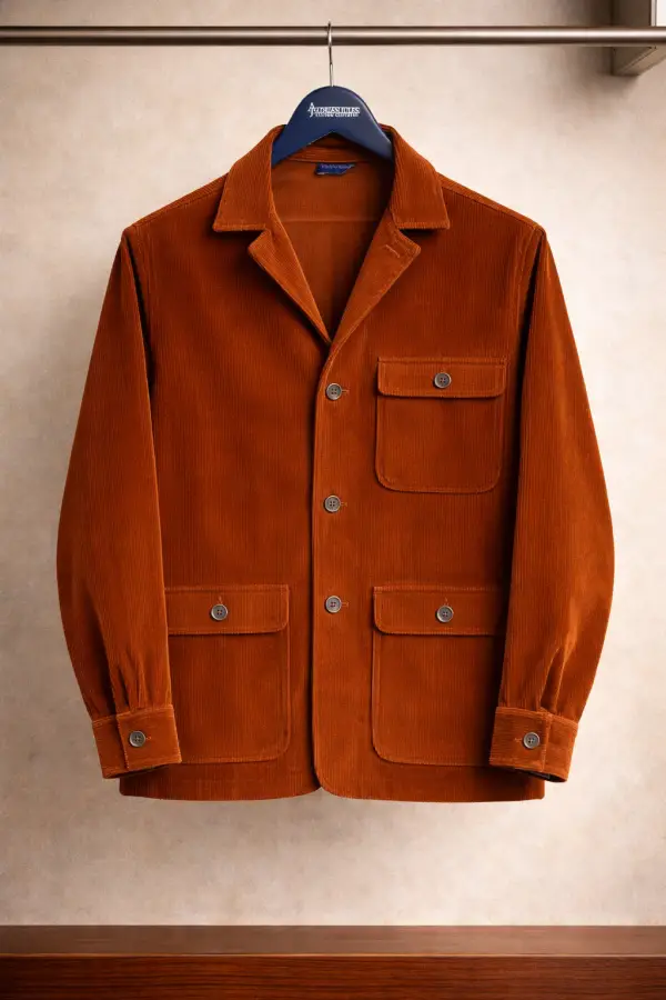 Burnt Corduroy Shacket